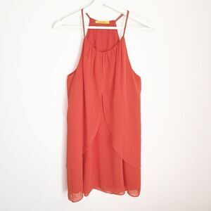 James Lacroix Flowy Coral Dress Size S